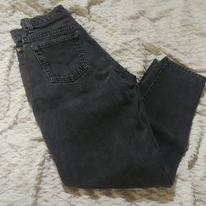 Black vintage mom jeans